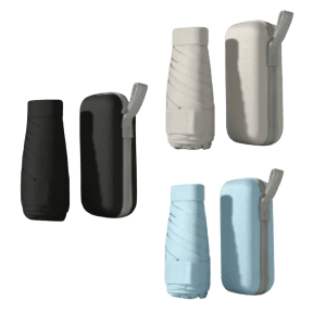 19" AUTO FOLDABLE UMBRELLA WITH INNER BLACK UV